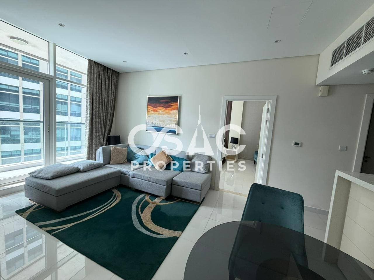 Fully Furnished| High Floor | Partial Canal View 